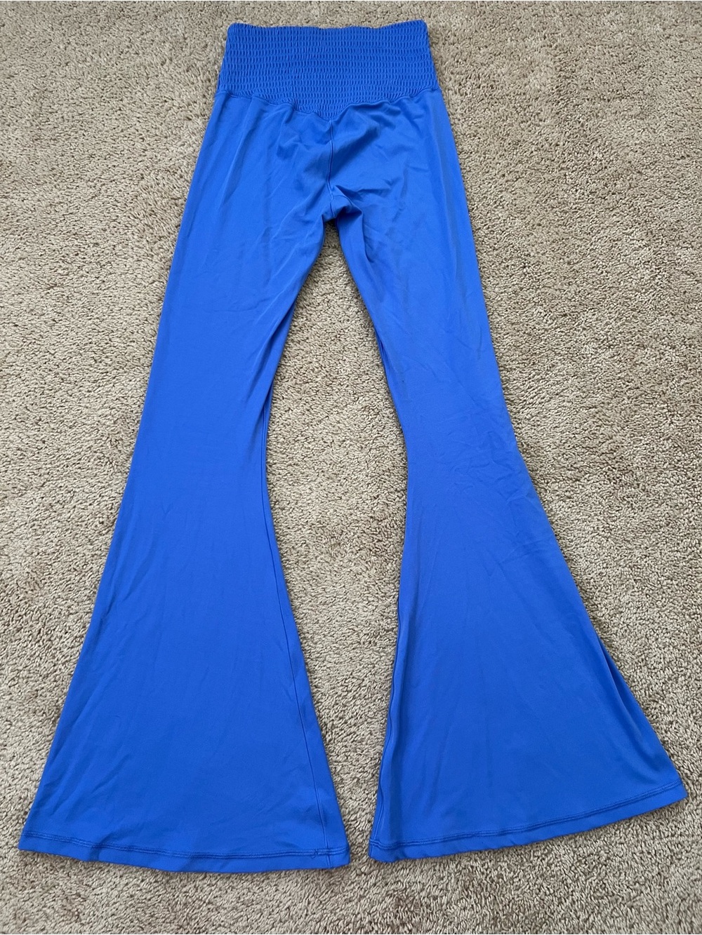 OFFLINE By Aerie Real Me Super Flare Leggings Womens Medium Blue High Rise Yoga - Picture 6 of 7